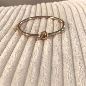 Kate spade Love Me Knot bangle- Rose gold